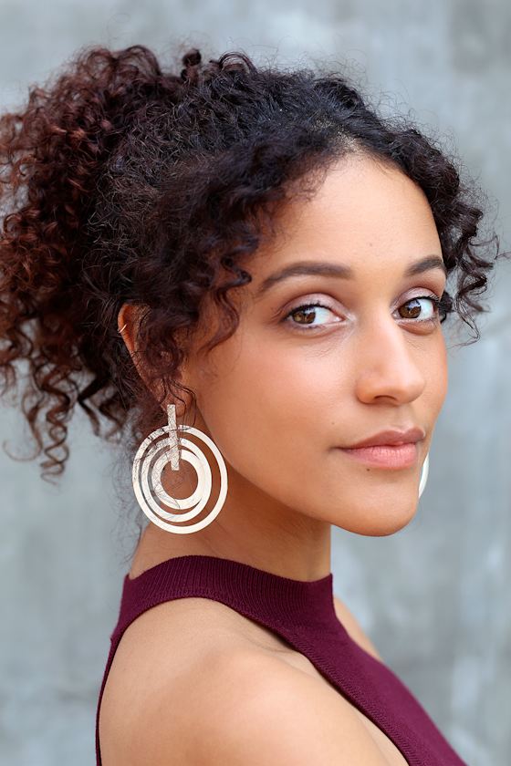 Running in Circles Silver Statement Earrings 4