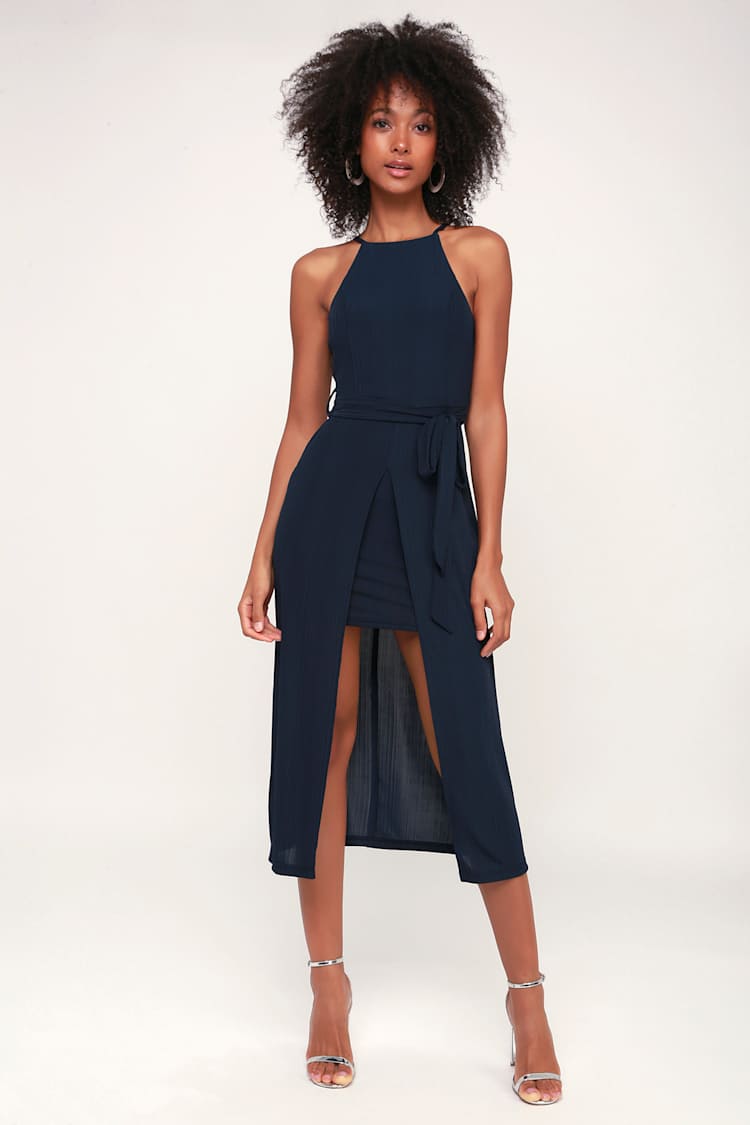 knee length dresses for ladies Caroline Midi Dress Small