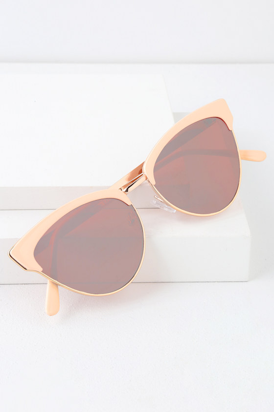 Hunky Dory Pink Cat-Eye Sunglasses 1