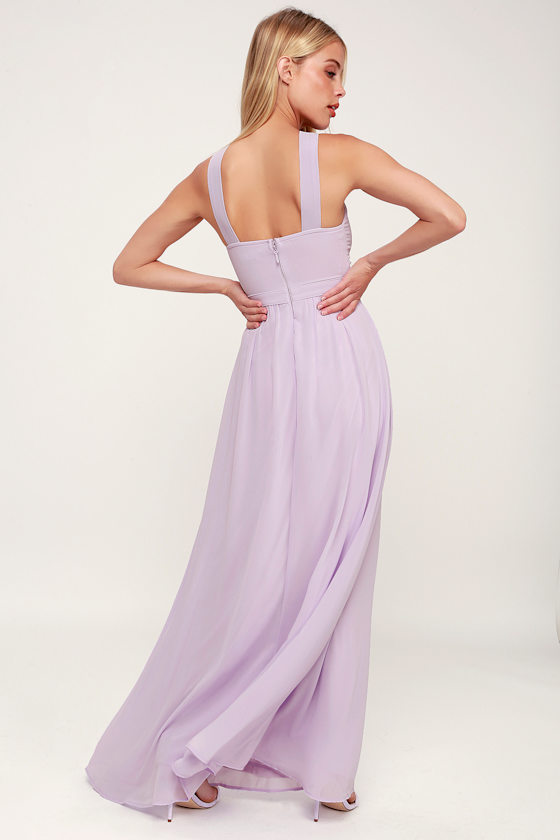 Air of Romance Lavender Maxi Dress 9