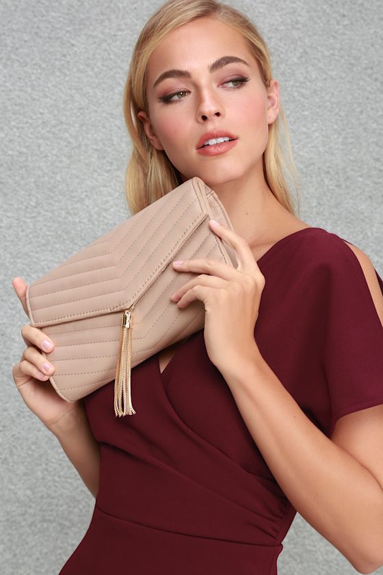 Wear and When Beige Clutch 7