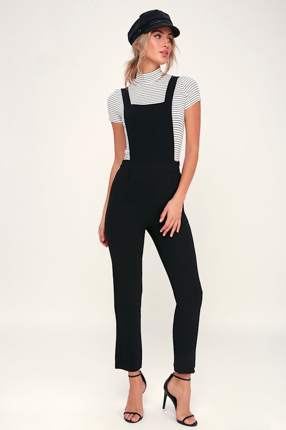 Over It Black Overalls 1