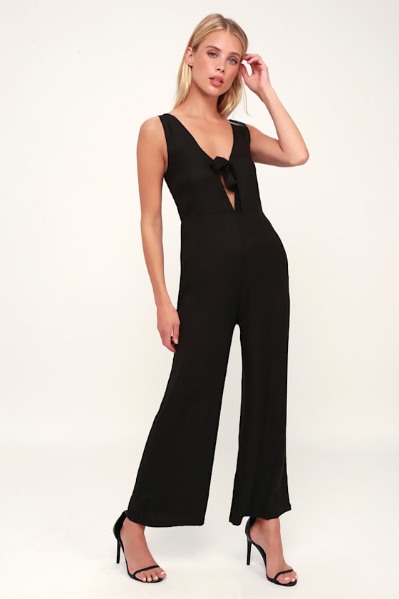 Amuse Society Hang On WideLeg Jumpsuit TieFront Jumpsuit Lulus