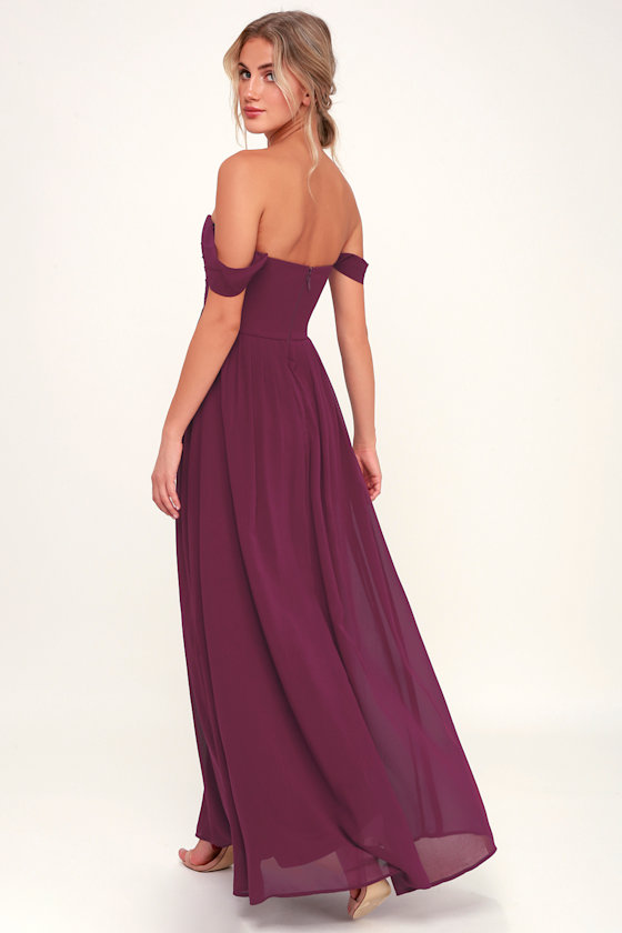 Harmonious Love Burgundy Maxi Dress 4