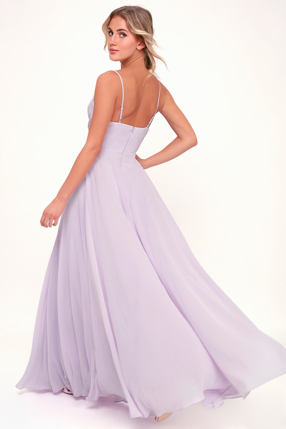 lulus lavender maxi dress