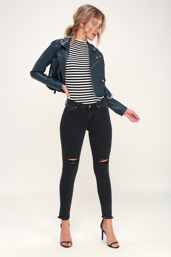 cute black skinny jeans