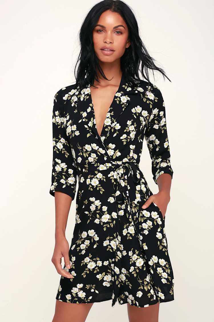 velvet black short dress bhme Liora Velvet Mini Dress in Black