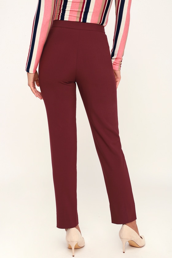 purple and gold pants