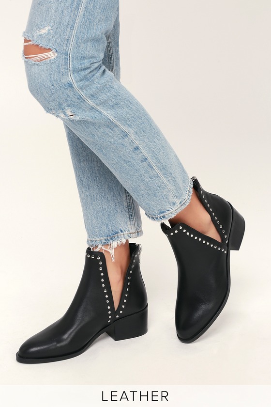 Steve Madden Conquest - Black Leather 