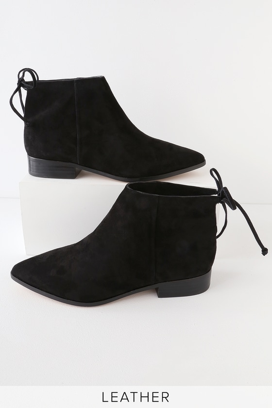 splendid black suede booties