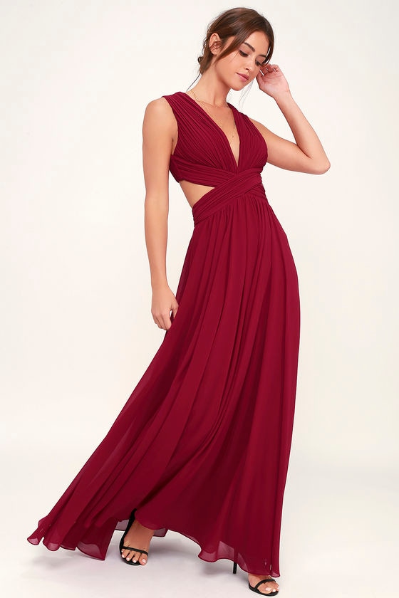 lulus vivid imagination chiffon gown