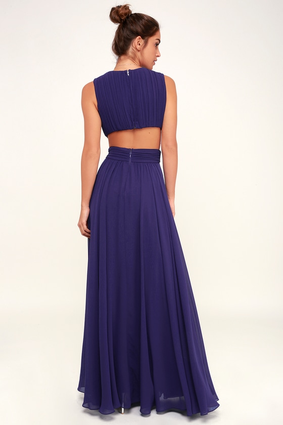 vivid imagination chiffon gown