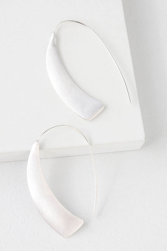 Chic Silver Earrings Threader Earrings Minimalist Earrings Lulus