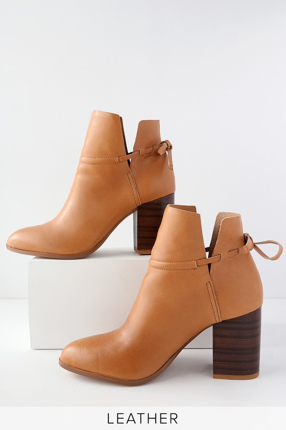 Kelsi Dagger Welsey - Sienna Ankle Booties - Leather Booties - Lulus