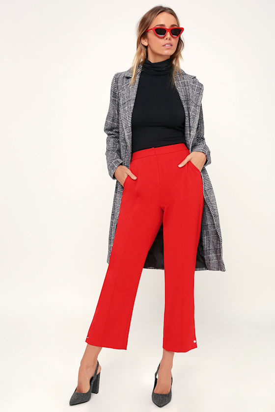 First Rate Find Red Trouser Pants 2