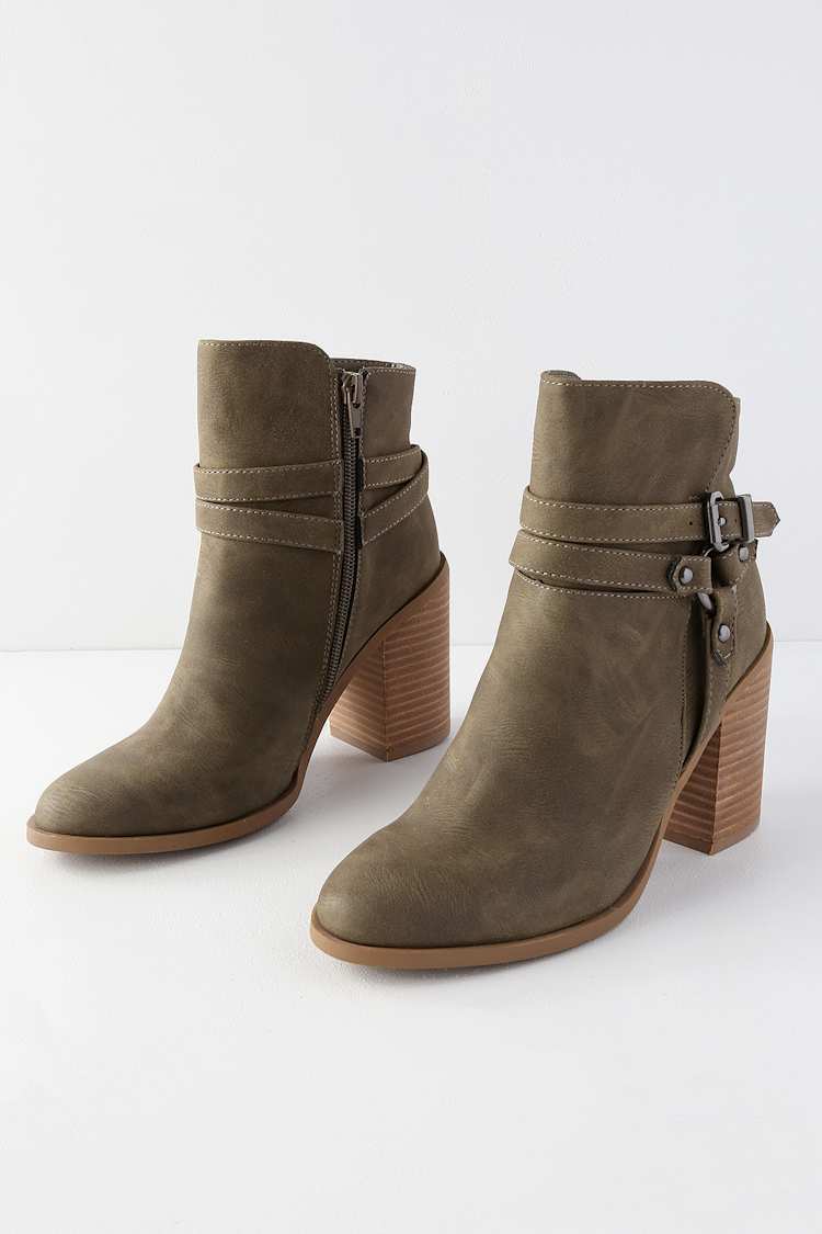 skechers leather ankle boots