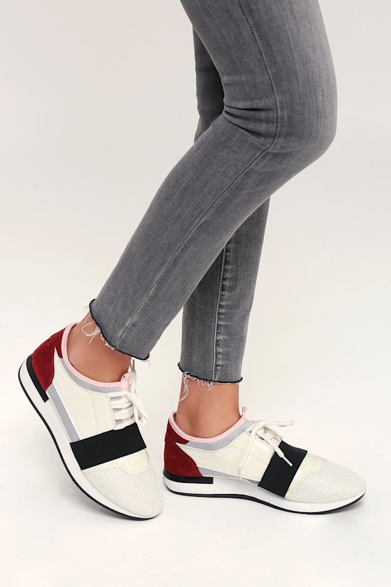 Adonia White Multi Sneakers 1