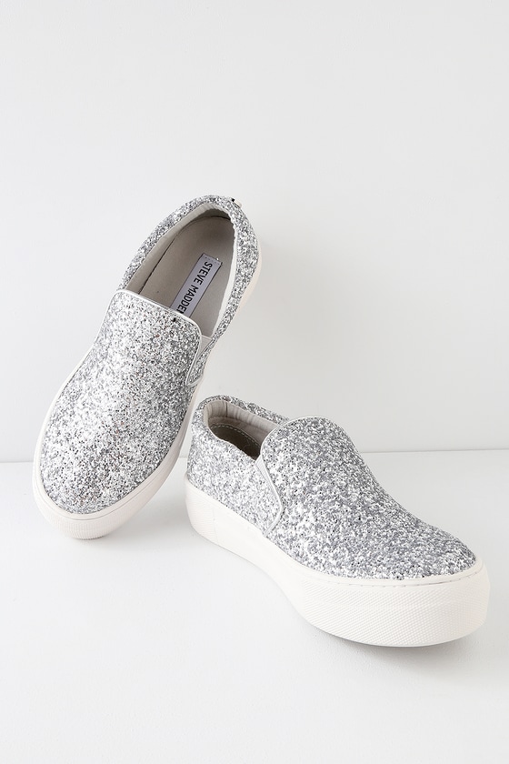 slip on glitter shoes