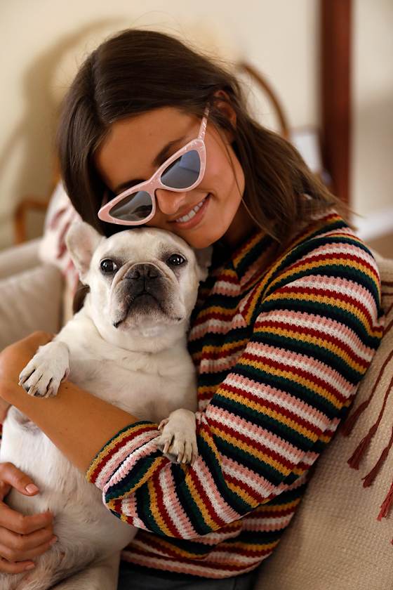 Feeling Fierce Pink Mirrored Cat-Eye Sunglasses 5