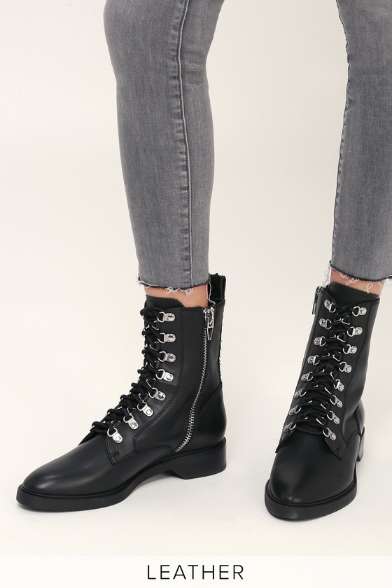 pointed combat boots