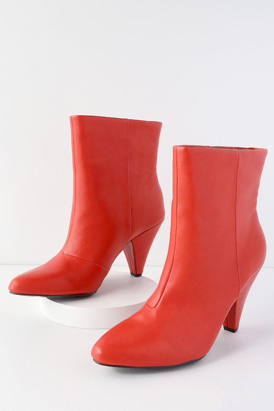 Boss Red Stella Mid Calf Booties 2