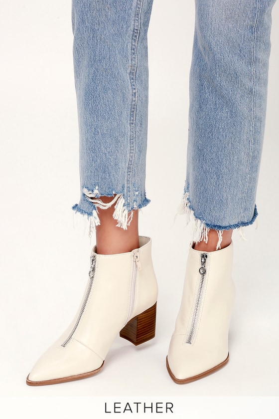 cream bootie