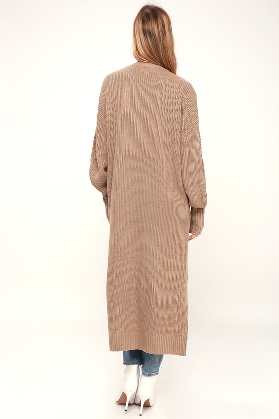 cardigan maxi long