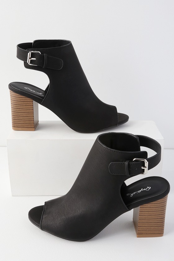 black booties casual