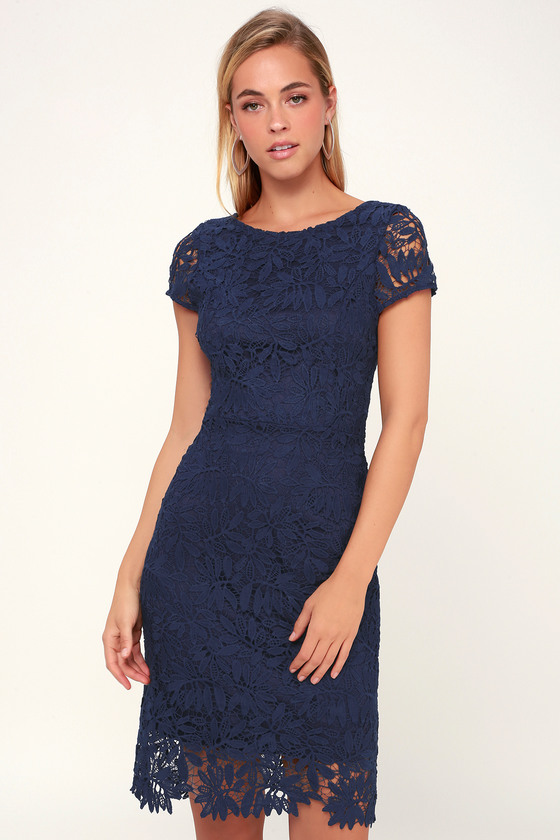 navy dress outfit for wedding