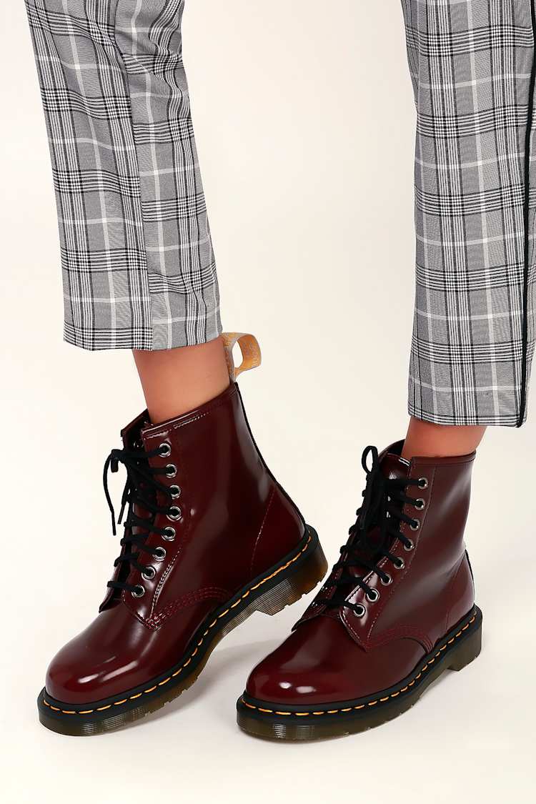 dr martens 1460 pascal virginia cherry red