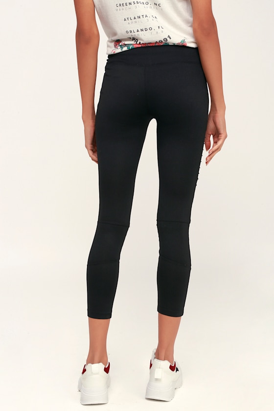 Lucy Black Moto Leggings 5