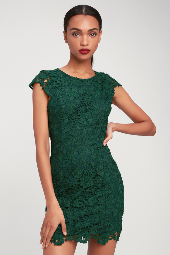 lulus hunter green dress