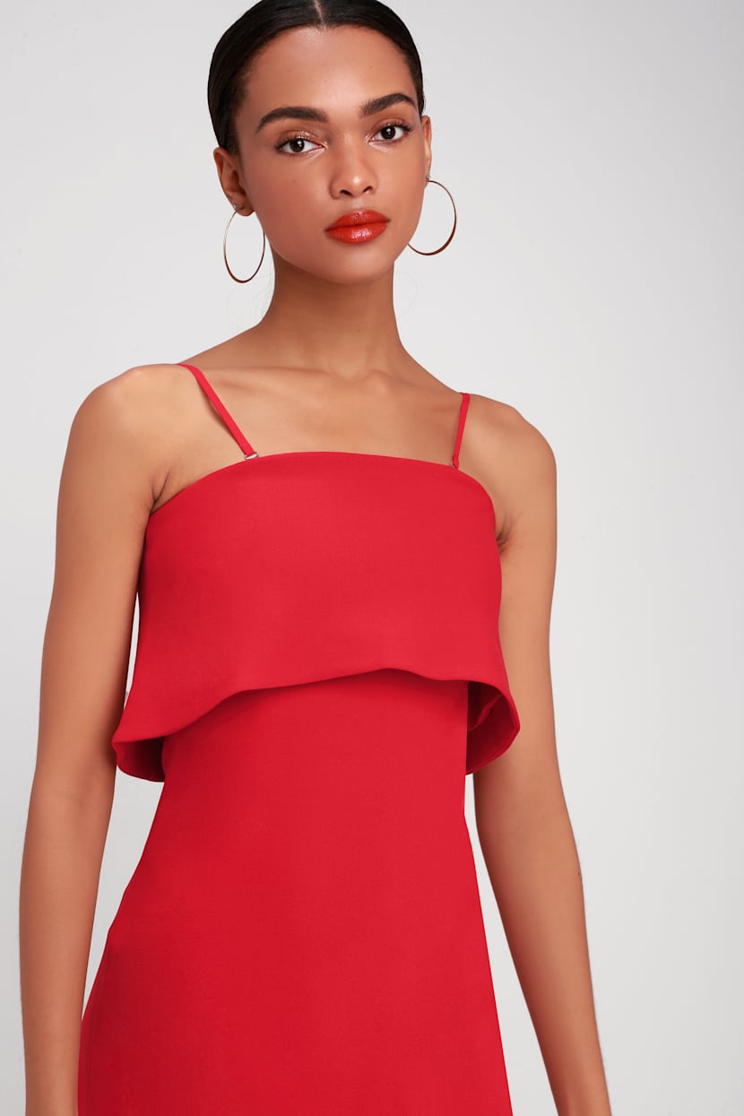 midi flounce dress The Flounce Smocked Midi Dress