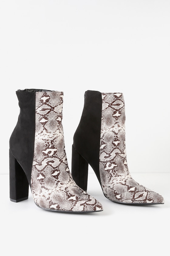 snake booties
