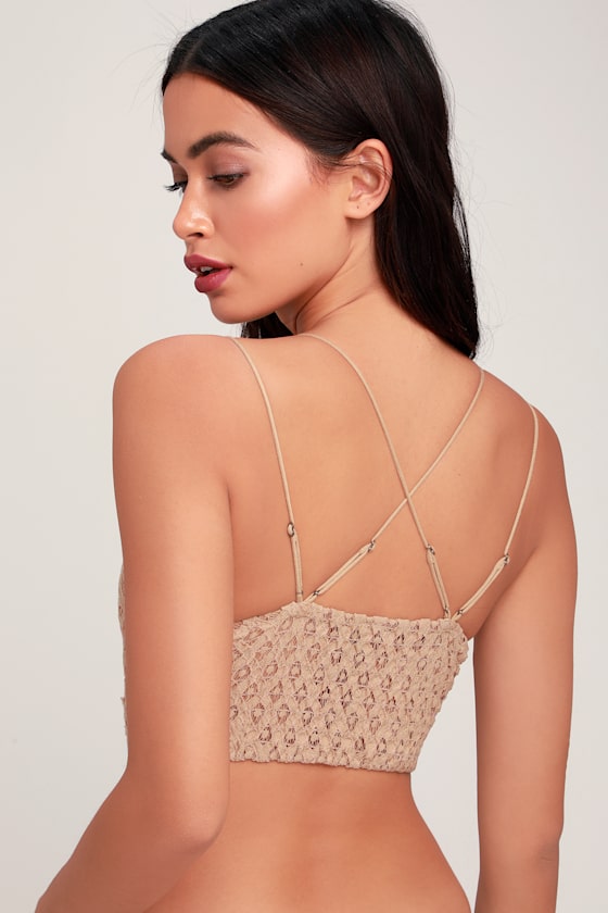 Adella Nude Lace Bralette 3