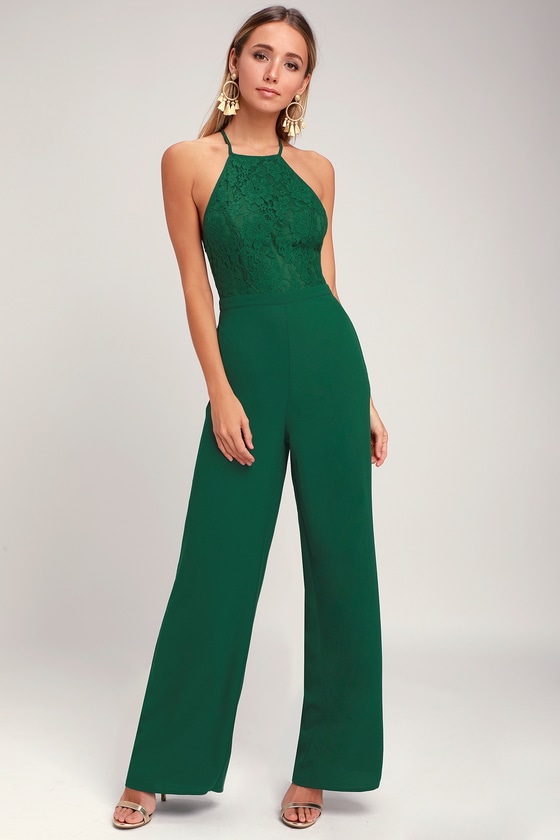 kelly green jumpsuit