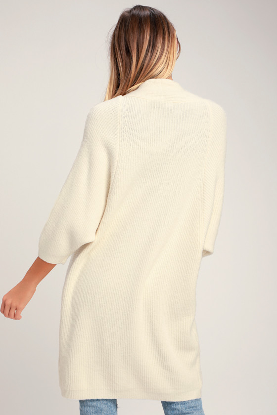 Cute Cream Cardigan Cardigan Sweater Batwing Sleeve Cardigan