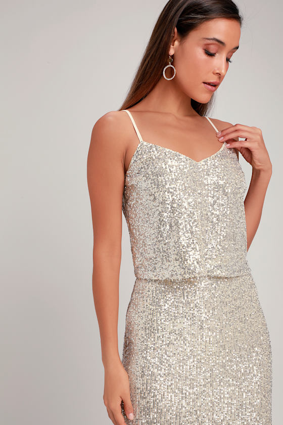 Sexy Silver Tank Top Sequin Tank Top Cropped Tank Top Lulus