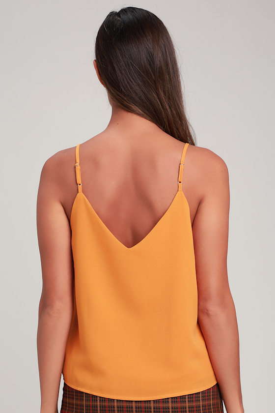 Cute Tank Top Orange Tank Top Basic Tank Top