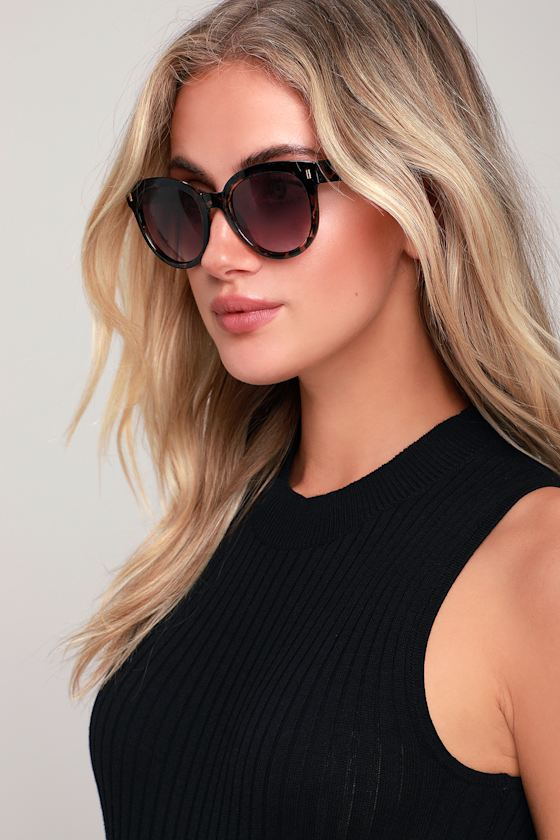 Defined Tortoise Round Sunglasses 1