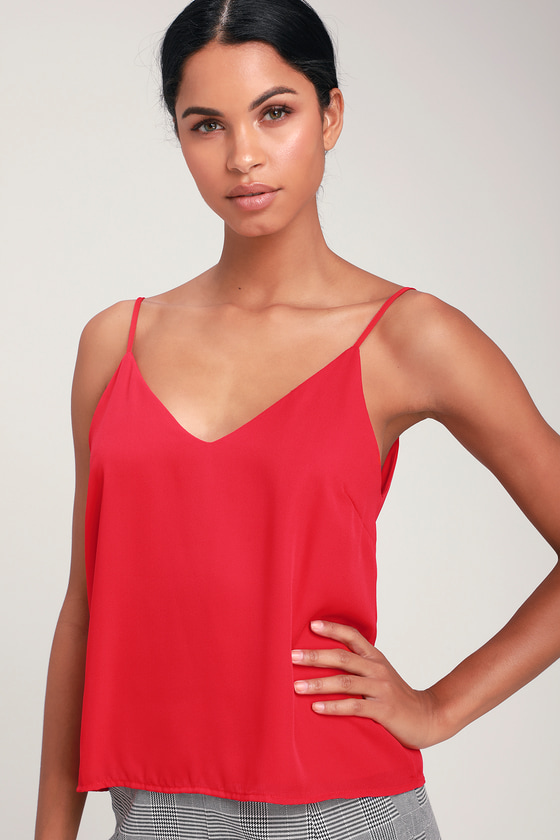 Cute Tank Top - Red Tank Top - Basic Tank Top - Red Cami - Lulus