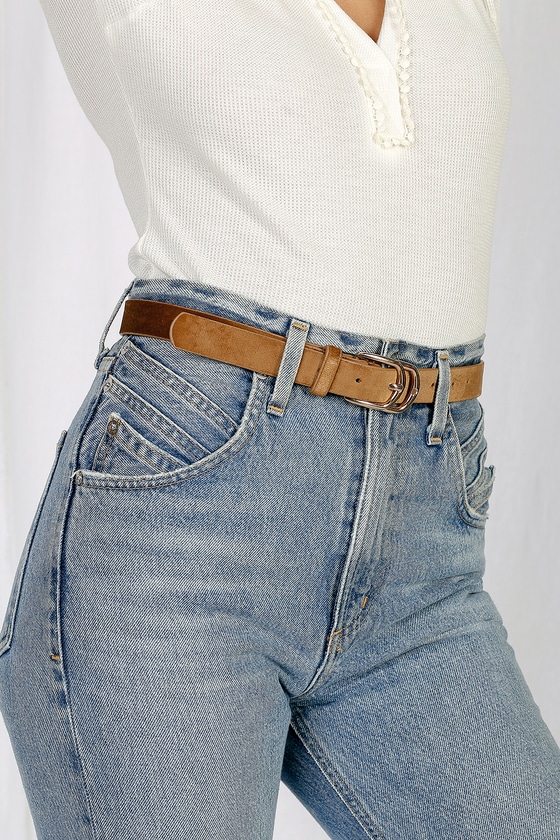 Chic Taupe Belt - Gold Double Buckle Belt - Velvet Belt - Lulus