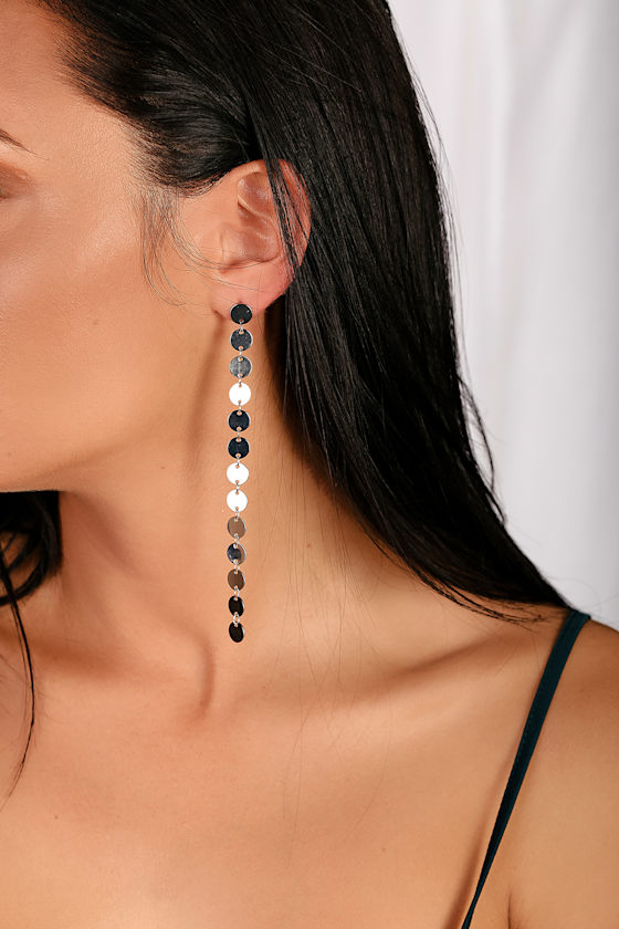 Bronx Silver Drop Earrings 3