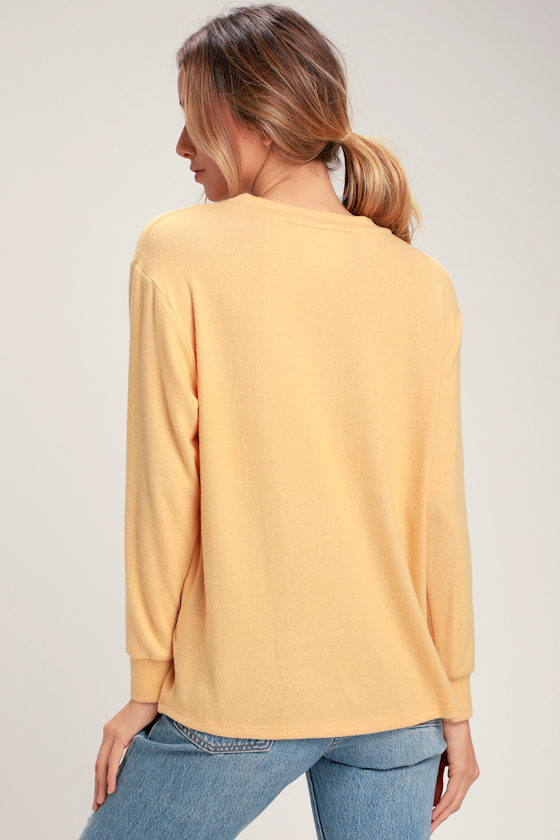 offline society yellow sweatshirt