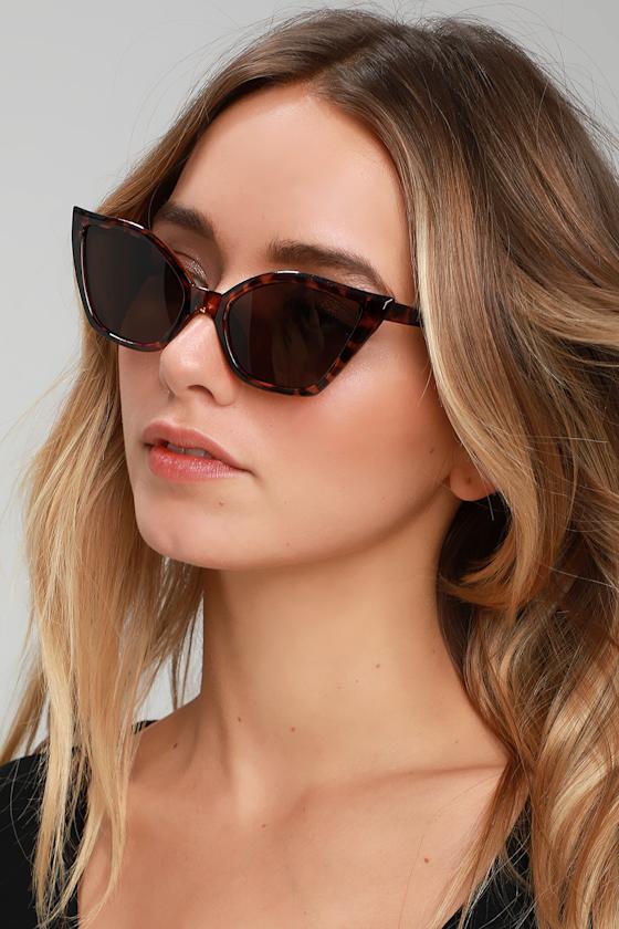 Cool CatEye Sunglasses Tortoise Sunglasses Tortoise Sunnies Lulus