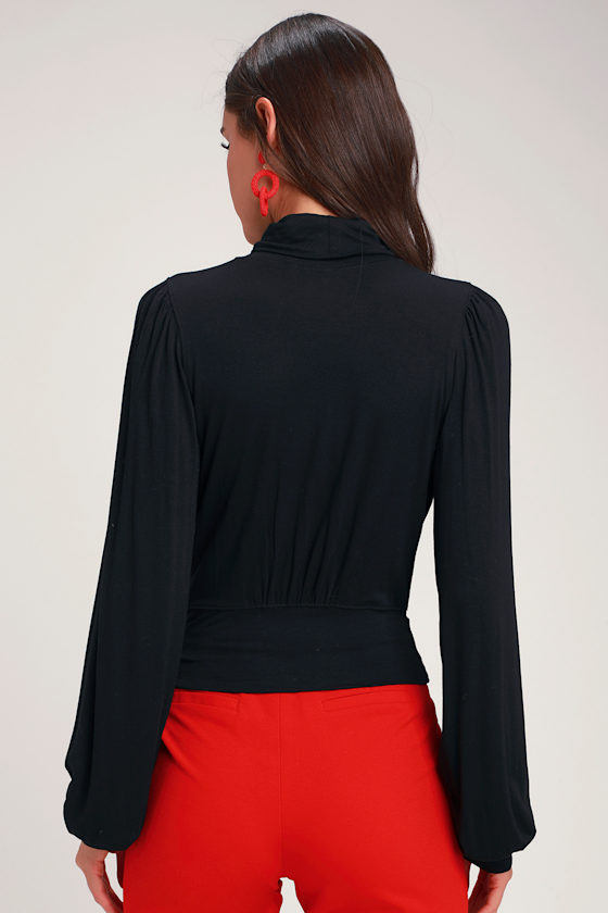 Lovelet Mock Neck Long Sleeve Top