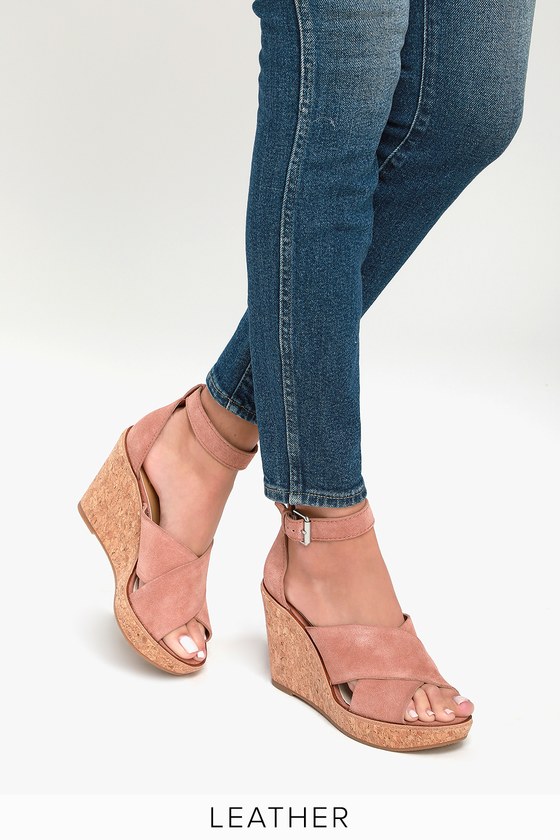 dolce vita cork wedges