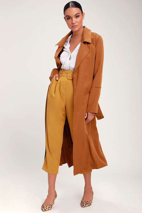 lulus camel coat