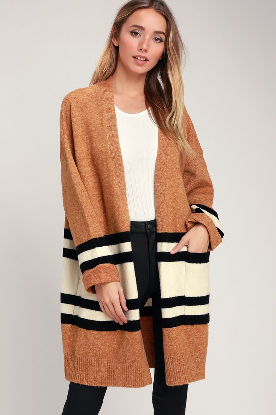 light brown cardigan sweater