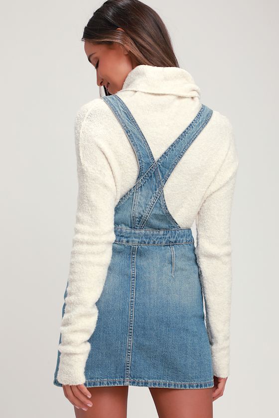 Louise Light Wash Denim Skirtall 4